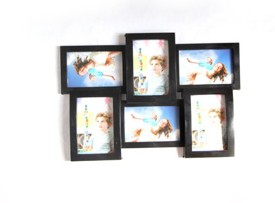 

Empreus MDF Photo Frame(Black, 6 Photos)
