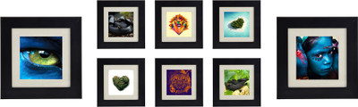 

Swadesi Stuff MDF Photo Frame(Black, 8 Photos)