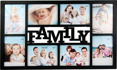 

Archies Frames Generic Photo Frame(Black, 8 Photos)