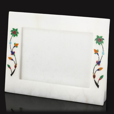 

Pooja Creation Stoneware Photo Frame(White, 1 Photos)
