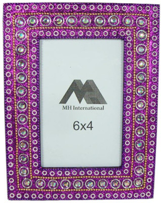MH MDF Photo Frame(Purple, 1 Photos)