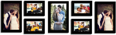 

Swadesi Stuff MDF Photo Frame(Black, 7 Photos)