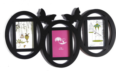 

Empreus MDF Photo Frame(Black, 3 Photos)