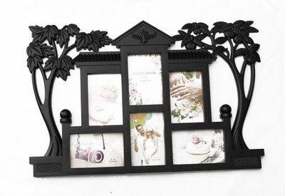 

Empreus MDF Photo Frame(Black, 6 Photos)