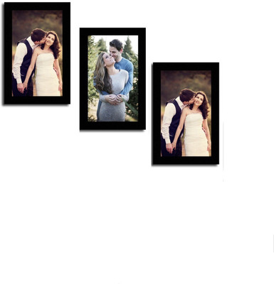 

Swadesi Stuff MDF Photo Frame(Black, 3 Photos)