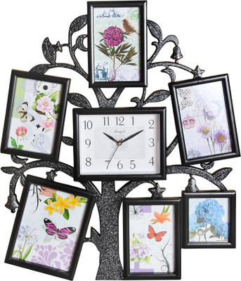 

Shree Shyam Crafts Generic Photo Frame(Black, 6 Photos)