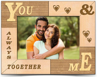 PrestoGifts Wood Photo Frame(Brown, 1 Photos) PrestoGifts Wood Photo Frame(Brown, 1 Photos)