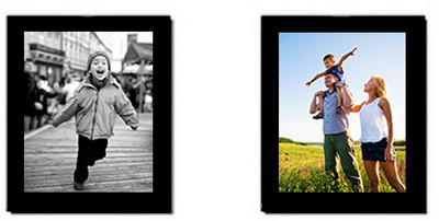 

A & M Wood Photo Frame(Black, 2 Photos)