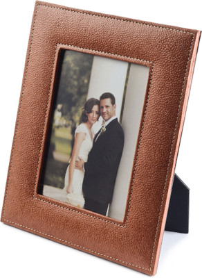 

Eco-Leatherette MDF Photo Frame(Brown, 1 Photos)