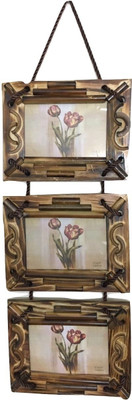 

You2Deal Wood Photo Frame(Brown, 3 Photos)