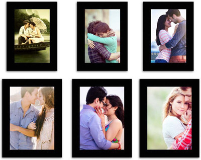 

MakeHomeHappy MDF Photo Frame(Black, 6 Photos)