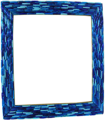 MH MDF Photo Frame(Blue, 1 Photos)