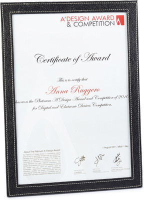 

Eco-Leatherette MDF Photo Frame(Black, 1 Photos)