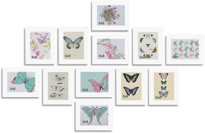 

Swadesi Stuff MDF Photo Frame(White, 12 Photos)
