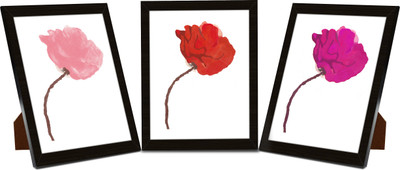 

Tied Ribbons Wood Photo Frame(Multicolor, 3 Photos)