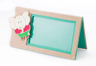 

Haathi Chaap Wood Photo Frame(Green, 1 Photos)