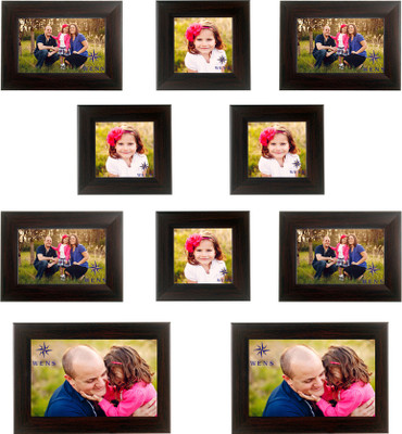 

WENS MDF Photo Frame(Brown, 10 Photos)