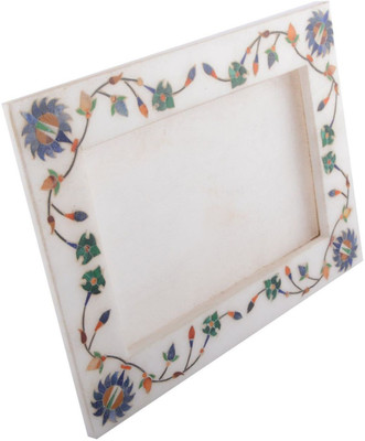 

Pooja Creation Stoneware Photo Frame(White, 1 Photos)