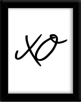 

Tied Ribbons Wood Photo Frame(Black, 1 Photos)
