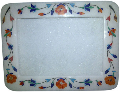

Pooja Creation Stoneware Photo Frame(White, 1 Photos)