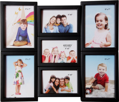 

Archies Frames Generic Photo Frame(Black, 7 Photos)