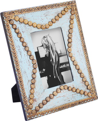 

Craftkriti Wood Photo Frame(Blue, 1 Photos)