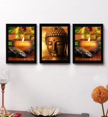 

Tied Ribbons Wood Photo Frame(Multicolor, 3 Photos)
