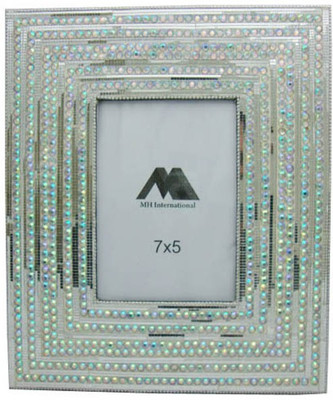 

MH MDF Photo Frame(Silver, 1 Photos)