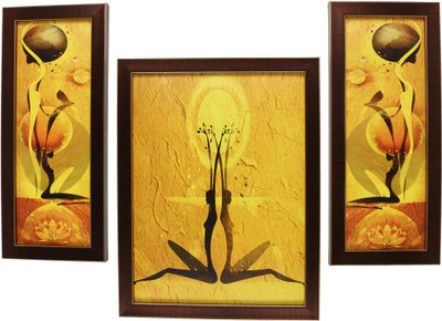

BM Traders Wood Photo Frame(Brown, 3 Photos)