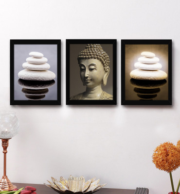 

Tied Ribbons Wood Photo Frame(Multicolor, 3 Photos)