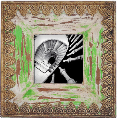 

Craftkriti Wood Photo Frame(Green, 1 Photos)