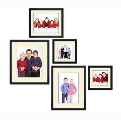 

Desi Frame MDF Photo Frame(Black, 5 Photos)