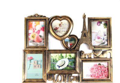 

Empreus MDF Photo Frame(Gold, 7 Photos)