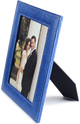 Eco-Leatherette MDF Photo Frame(Blue, 1 Photo(s)) Eco-Leatherette MDF Photo Frame(Blue, 1 Photo(s))