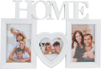 

Blacksmith Generic Photo Frame(White, 3 Photos)