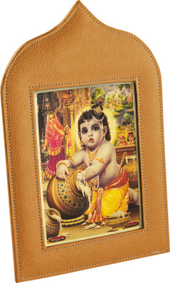 

Eco-Leatherette MDF Photo Frame(Gold, 1 Photos)