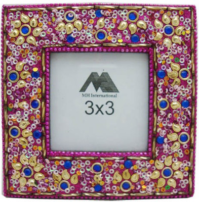 

MH MDF Photo Frame(Pink, Multicolor, 1 Photos)