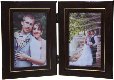 

Bgroovy Wood Photo Frame(Brown, 2 Photos)