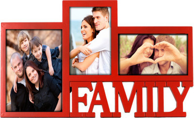 

Deep Generic Photo Frame(Red, 3 Photos)