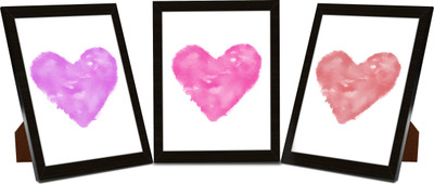 

Tied Ribbons Wood Photo Frame(Multicolor, 3 Photos)