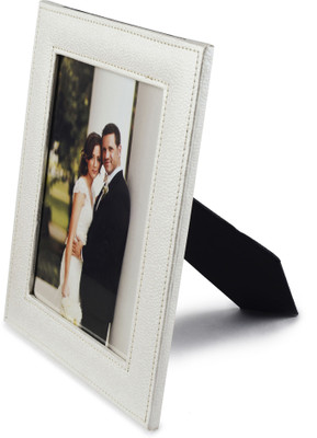 

Eco-Leatherette MDF Photo Frame(White, 1 Photos)