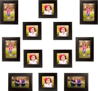 

WENS MDF Photo Frame(Brown, 12 Photos)