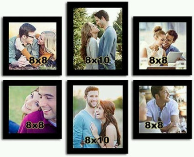 

Heritagecrafts MDF Photo Frame(Black, 6 Photos)