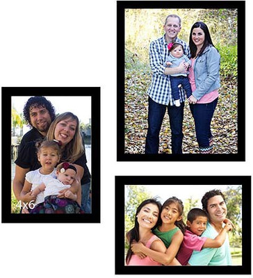68 Off On Painting Mantra Mdf Photo Frame Black 3 Photos On