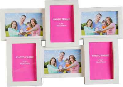 

Empreus MDF Photo Frame(White, 3 Photos)