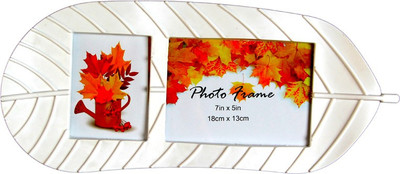 

Empreus MDF Photo Frame(White, 2 Photos)