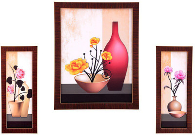 

BM Traders Wood Photo Frame(Multicolor, 3 Photos)