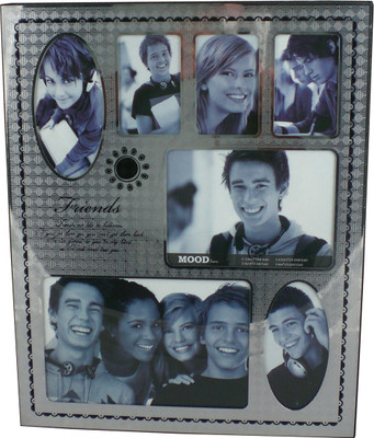 

Trinity Metal Photo Frame(Silver, 7 Photos)