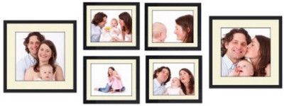 

Desi Frame MDF Photo Frame(Black, 6 Photos)