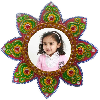 

eCraftIndia Stoneware Photo Frame(Yellow, Green, 1 Photos)